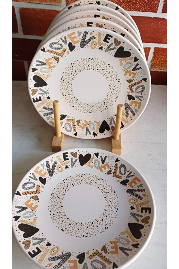 Cake Plate 6 Pieces C01
