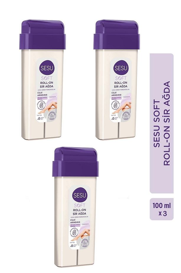 Soft Roll-on Sir Ağda Normal Ciltler 100 ml X3 Adet - 1