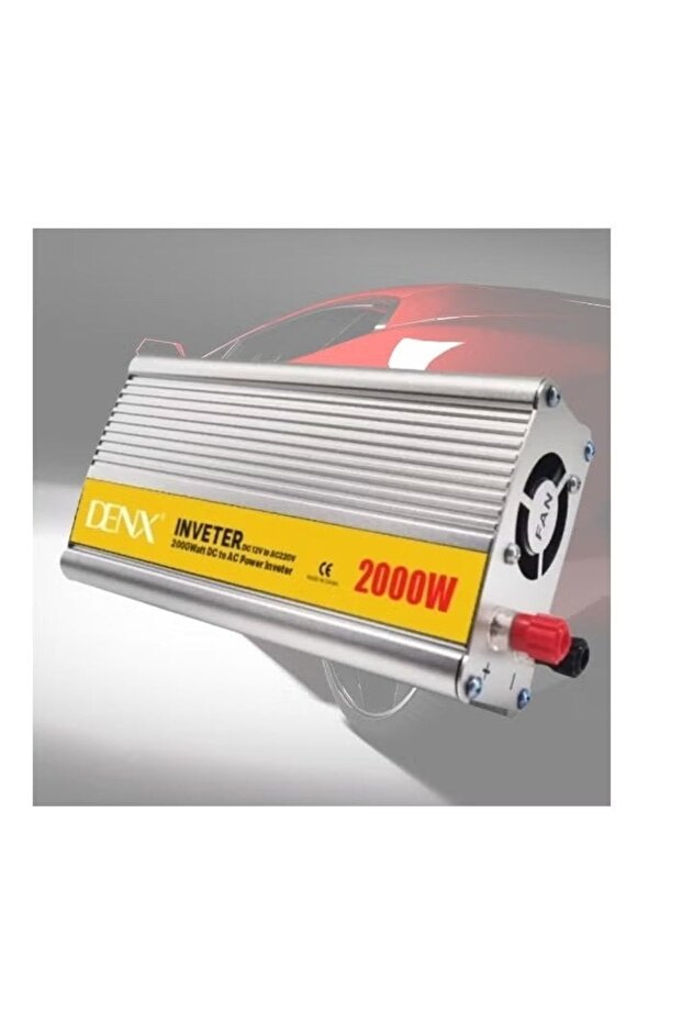 محول طاقة للسيارة DX129 بقدرة 2000 واط من 12 فولت إلى 220 فولت مع منفذ USB وشاحن سريع DX129 - 6