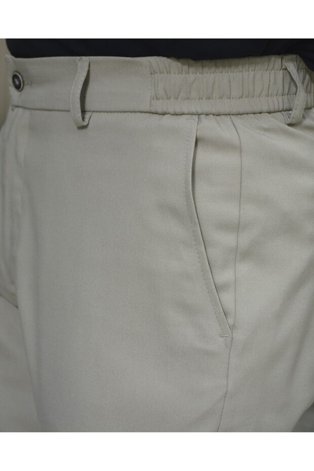 Manjogger Gofre Jogger Pantolon Bej - 4