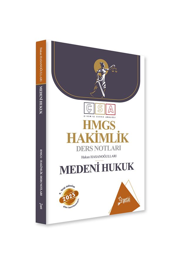 Çsa Medeni Hukuk Ders Notları 2025 - Hakan Hasanoğulları - 1