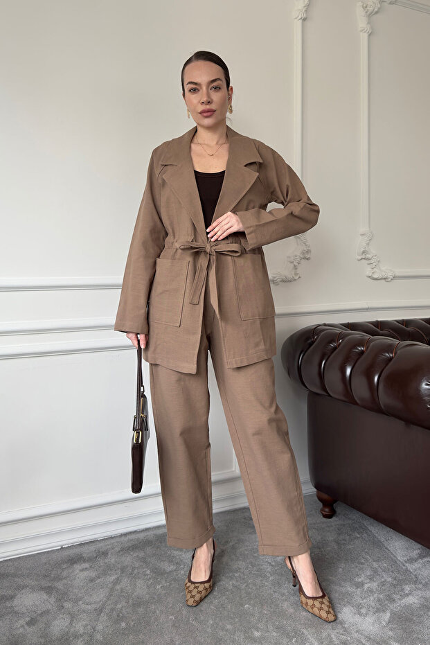 طقم سحلية - بني - 6