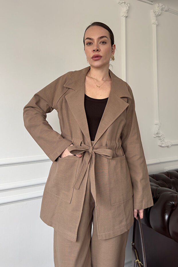 طقم سحلية - بني - 4