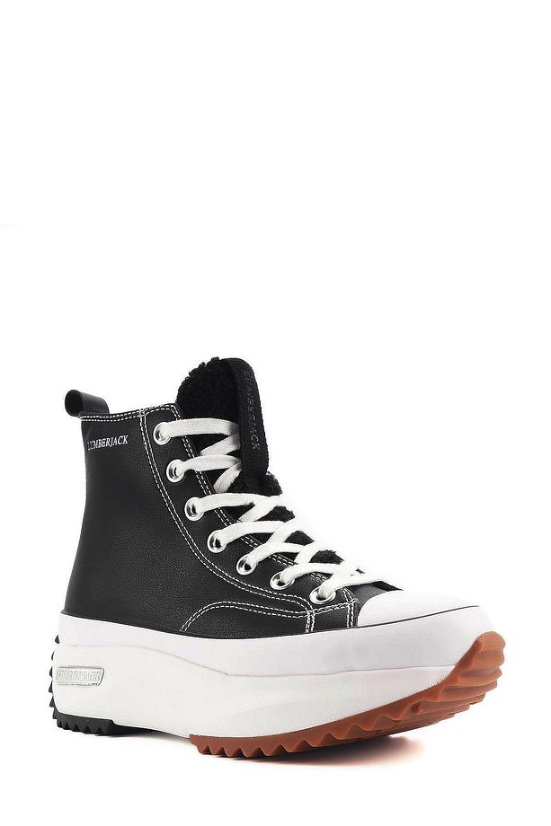 Kadın Original High Soft Taban Black Sneaker Cool Bot - Woman Sneaker Boot - 1