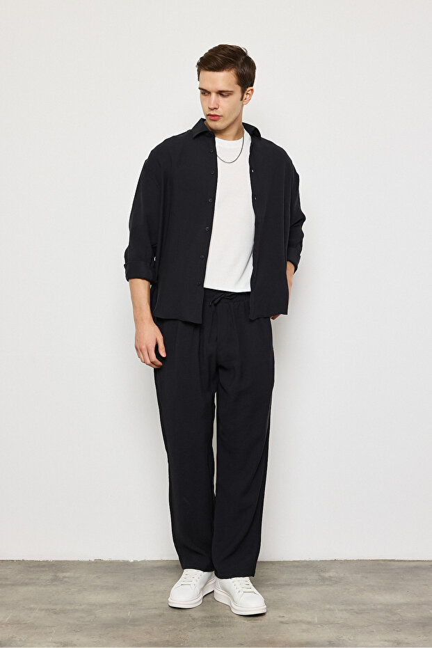 Modal Kumaş Premium Erkek Oversize Gömlek - 4