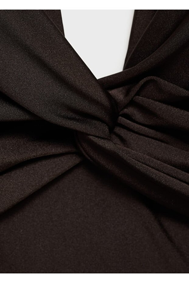 Halter yaka drape mayo - 6