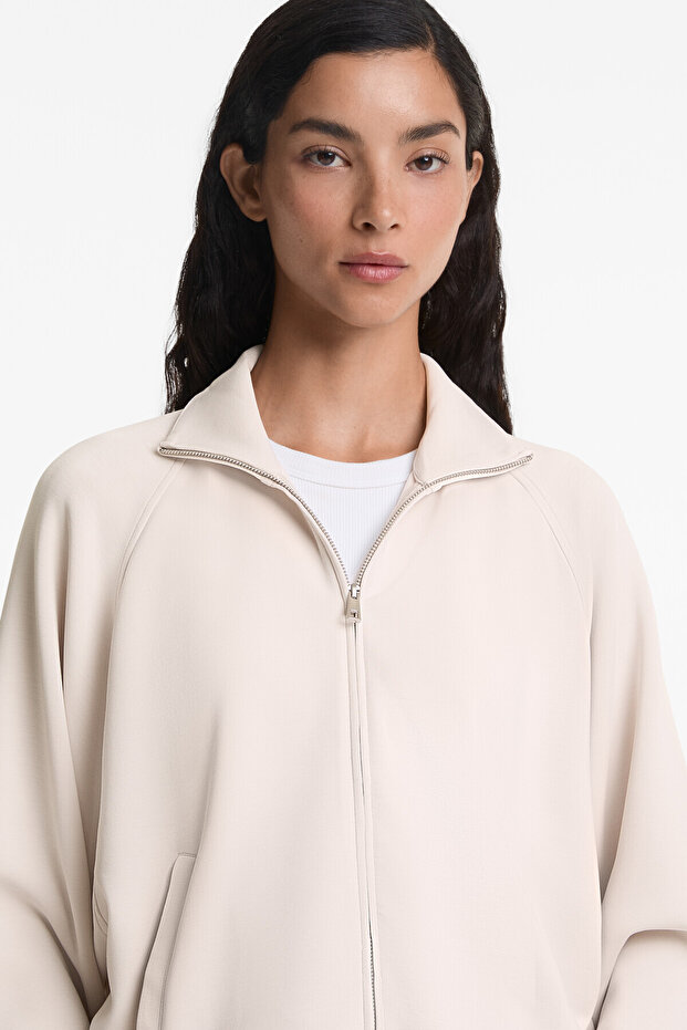Pleated back Soft Touch jacket with modal - 3