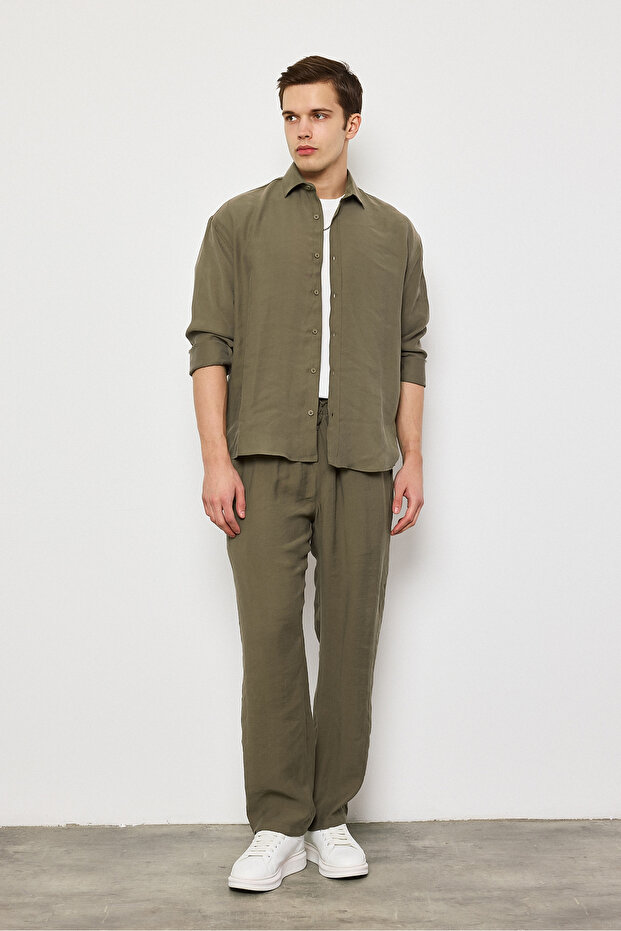 Modal Kumaş Premium Erkek Oversize Gömlek - 7