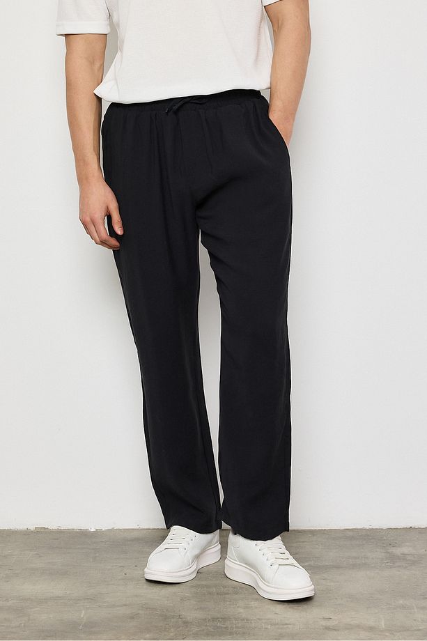 Modal Kumaş Erkek Oversize Pantolon - 5
