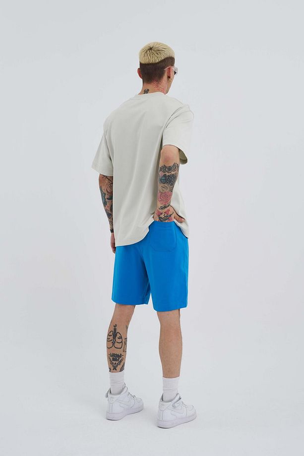 Erkek Basic Relaxed Lens Şort - 6
