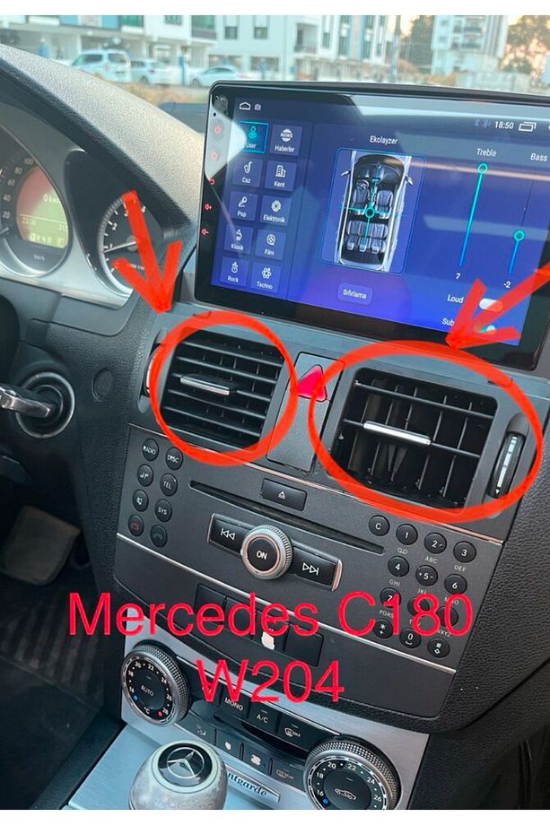 Mercedes C180 w204 Kalorif Izgara Çubukları (10 adet) - 1