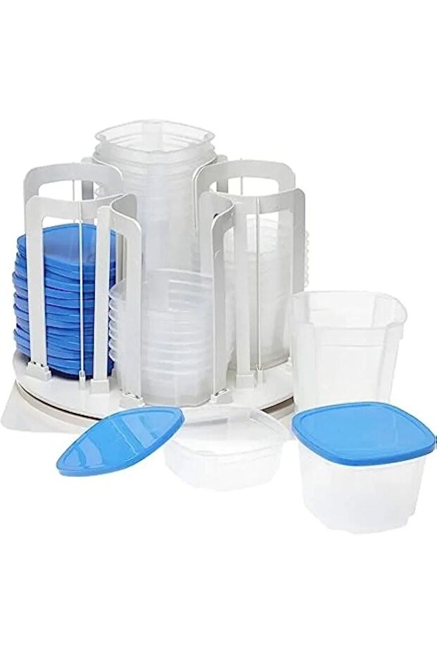 49 قطعة تشمل حاويات وأغطية بأحجام متعددة. - 1