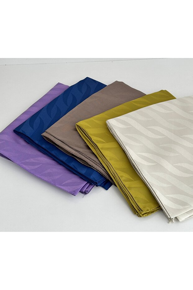 Kendinden desenli jakar eşarp - 4