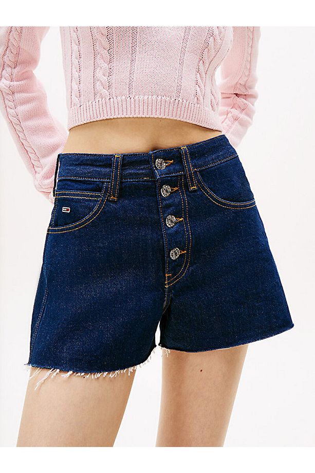 Button Fly Regular Denim Shorts - 3
