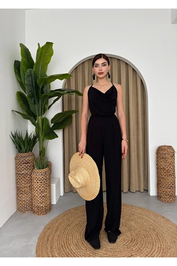 Darcy Sırt Dekolteli Tulum - 6