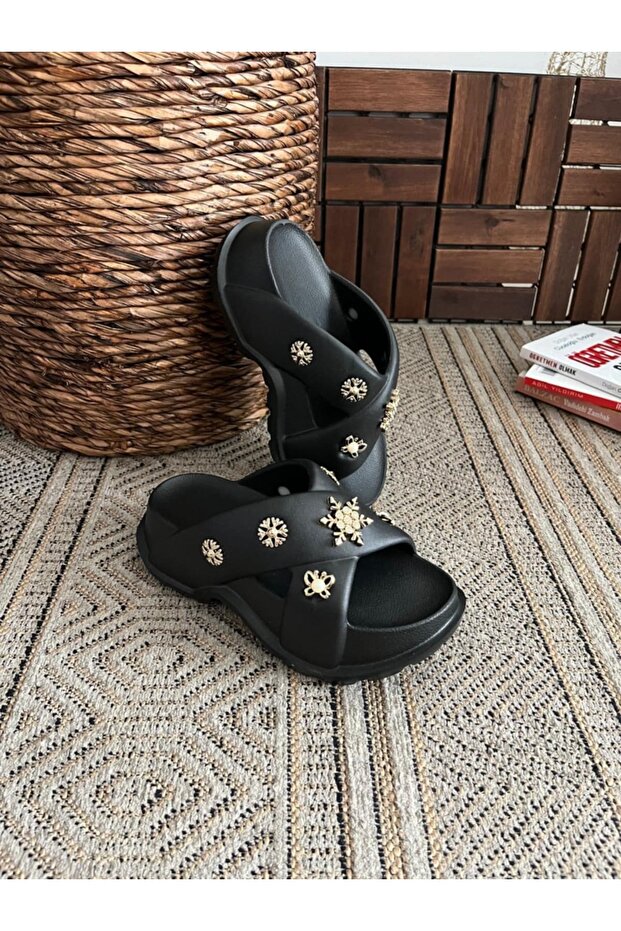 High Thick Soled Slide Slippers Garden Beach Pool Sea Summer Daily Slippers