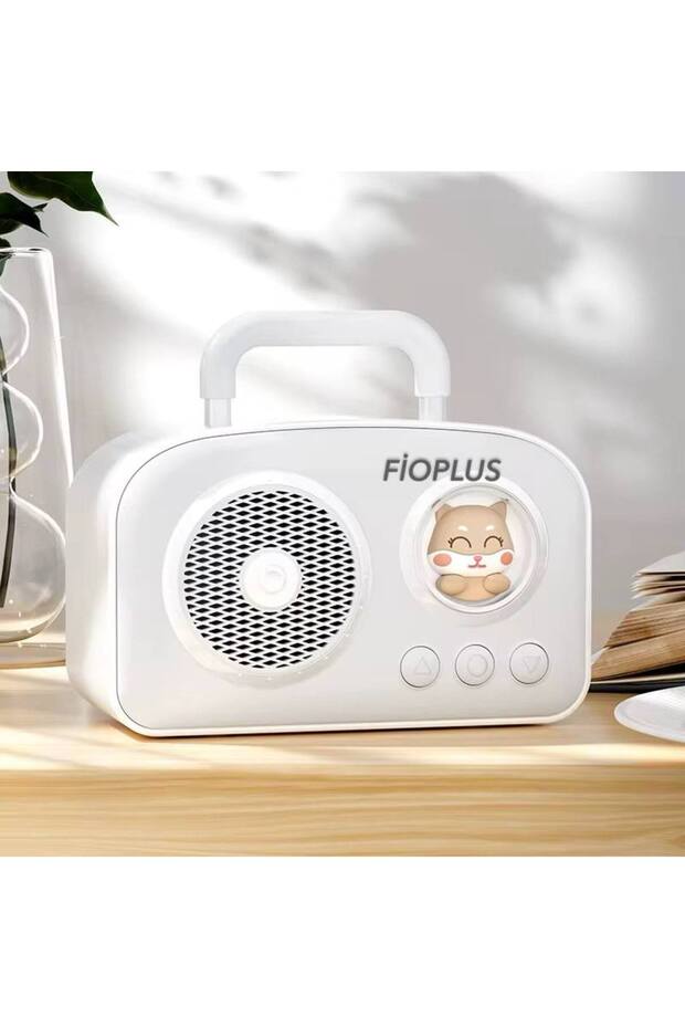 Retro Bluetooth Hoparlör – Sevimli Tasarım, Taşınabilir, Güçlü Ses, Kablosuz, FM Radyo - 1