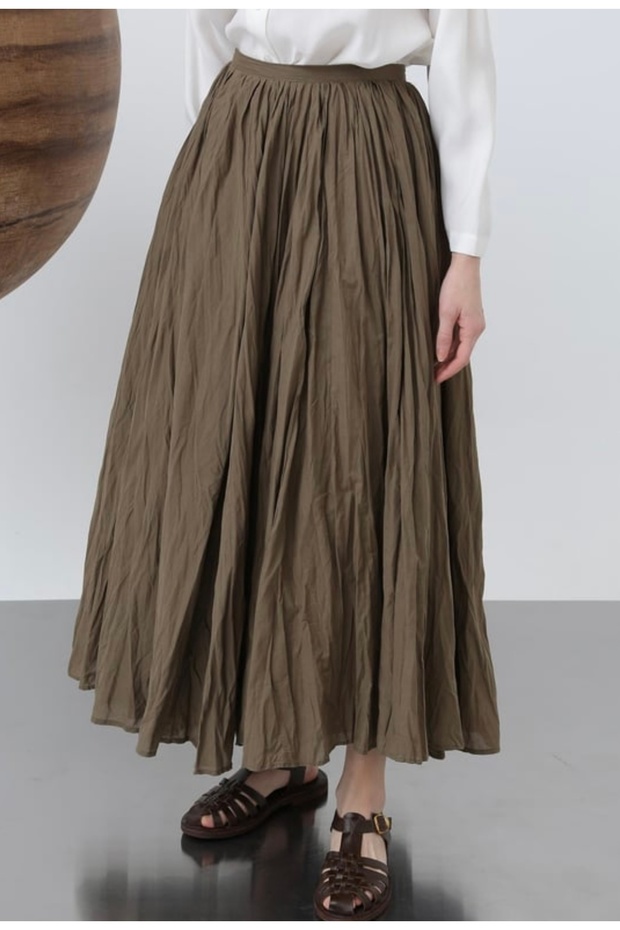 Olive Kraş Etek - 4