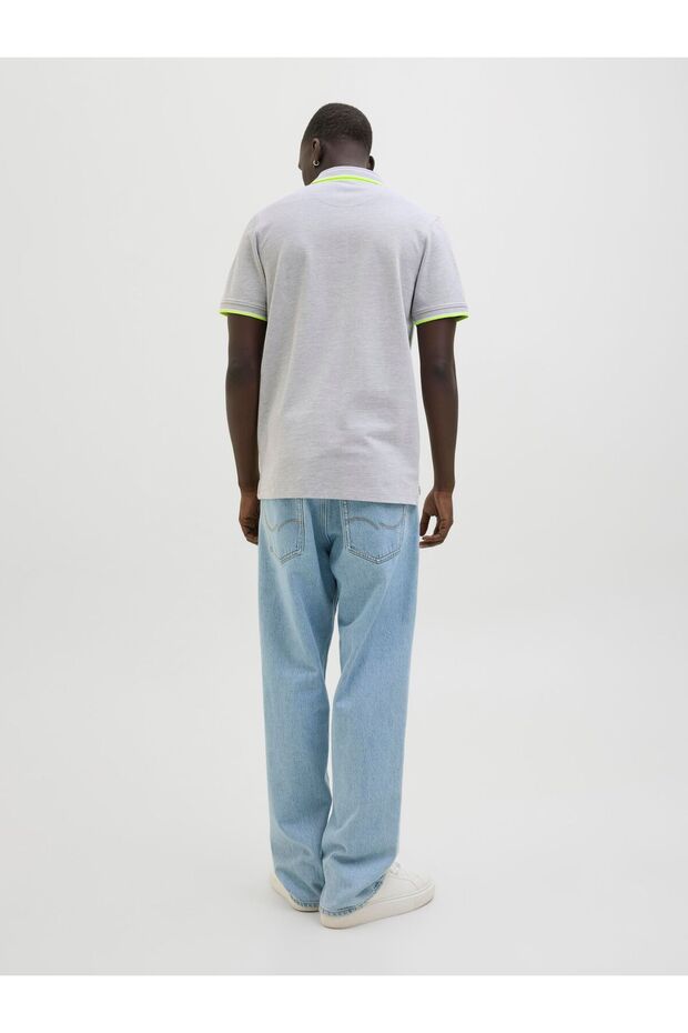 Poloshirt Einfarbig Poloshirt - 3