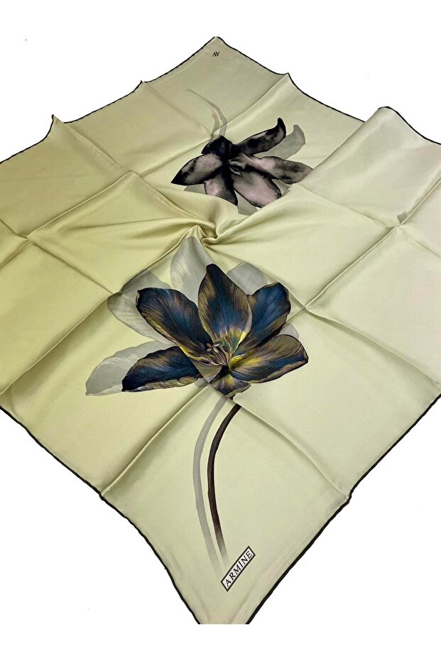 İpek Eşarp - 8737D-59 - Tivil - 1