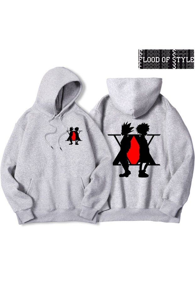 Hip Hop Harajuku Vintage Style Graphic Xx Prints Grey