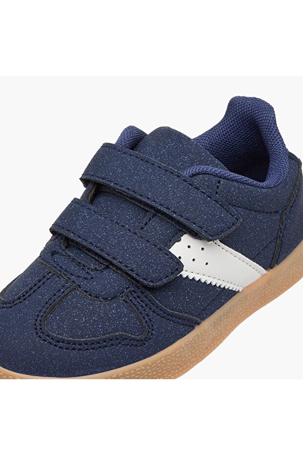 LBL by Shoexpress Panelled Sneaker with Hook and Loop Closure - 4