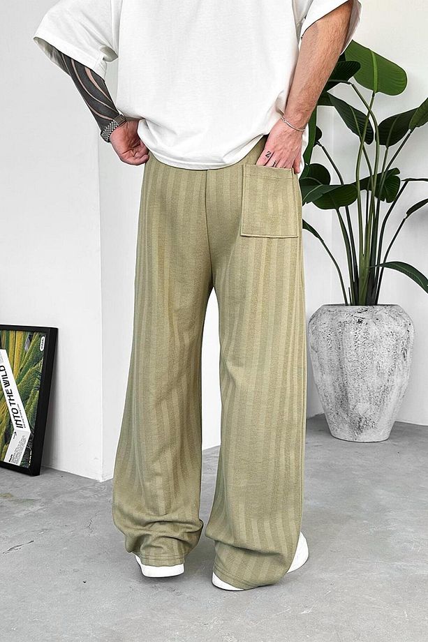 Soft Yeşil Soft Stride Baggy Pantolon - 3