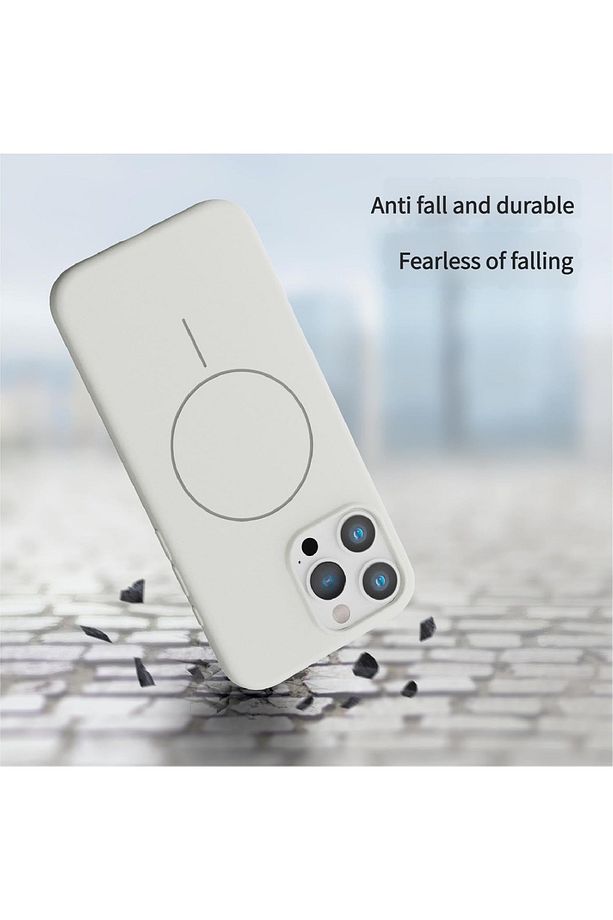 iPhone 14 Pro Max Kılıf Mat Magsafe Şarj Özellikli Hassas Butonlu Lansman Yumuşak Kenarlı Renkli Kap - 5