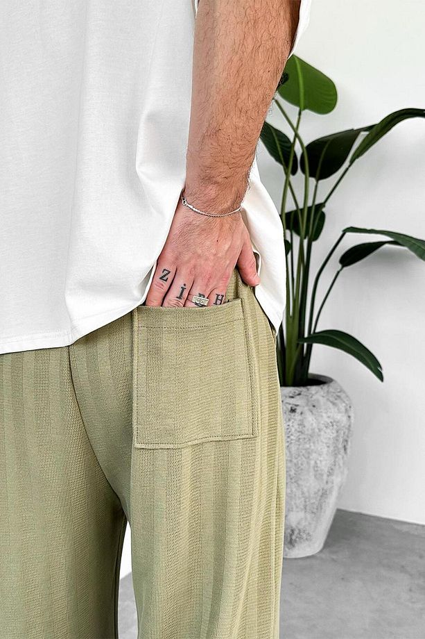 Soft Yeşil Soft Stride Baggy Pantolon - 5