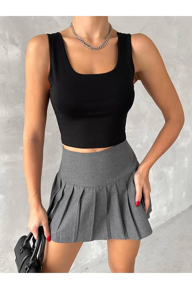 Crop Askılı  Basic Atlet - 3