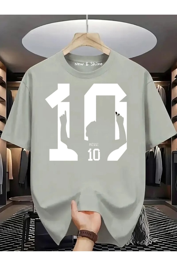 Messi 10 Printed Oversize T-Shirt