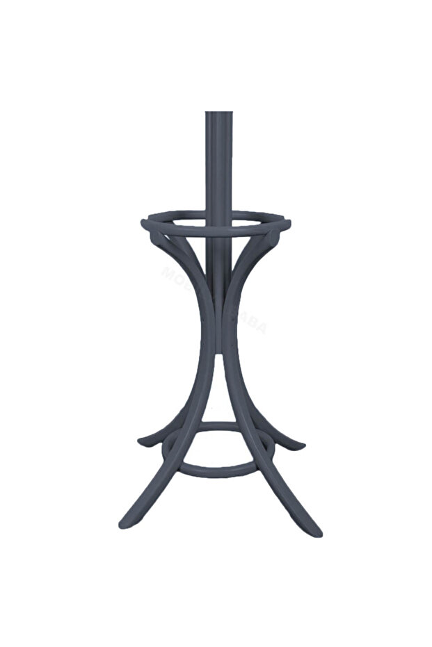 6’lı Tonet Askılık – Antrasit Ahşap - 3