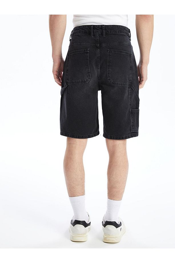 LCW Jeans Standart Kalıp Erkek Jean Şort - 5