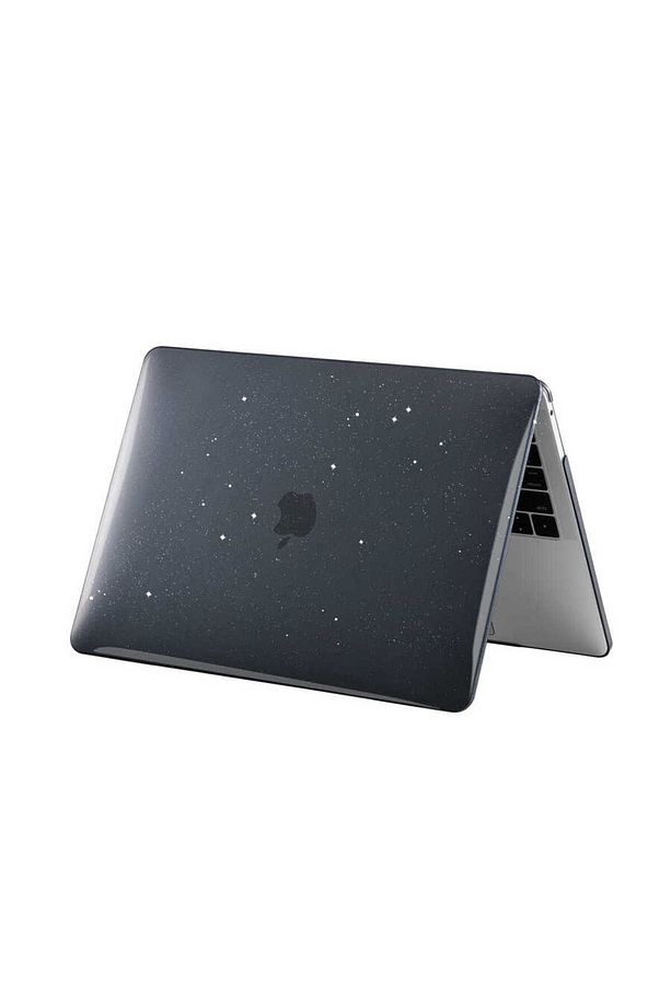 Apple Macbook 16.2' 2021 A2485 A2780 A2991 M1 M2 M3 PRO için Koruyucu Sert Parlak Extra Simli Kapak - 7