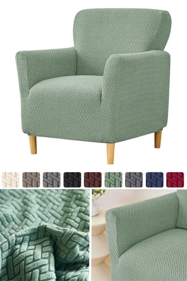 Tek Kişlik Koltuk Kılıfı ,koltuk Örtüsü Lastıklı,yıkanablır 1 Adet Sofa Cover - 3
