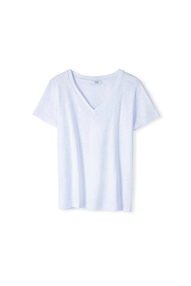 V-Neck Basic Tee - 3