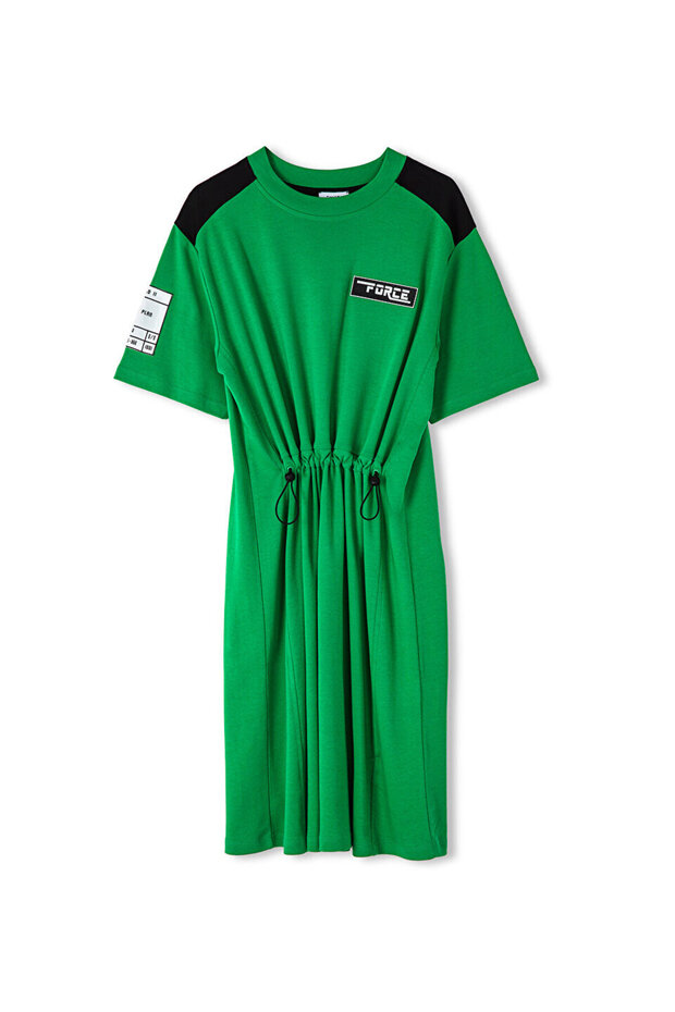 Combed Cotton Patch Dress - 3