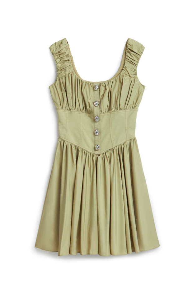 Korse Görünümlü Mini Elbise - 6