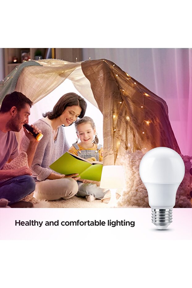 مصباح LED E27 بقدرة 20 واط ودرجة حرارة 3000 كلفن، إضاءة دافئة - 4