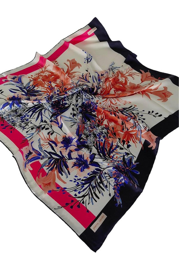 Pi̇erre Cardi̇n Silk Crepe Satin Scarf 2025 Summer Season 7501230 -321
