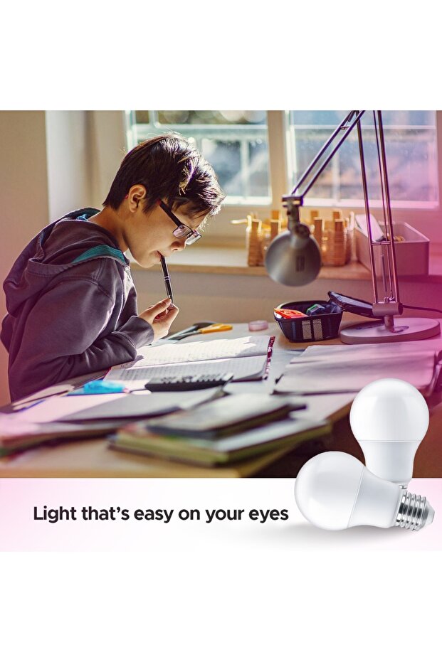 مصباح LED E27 20 واط 6000 كلفن، أبيض - 2