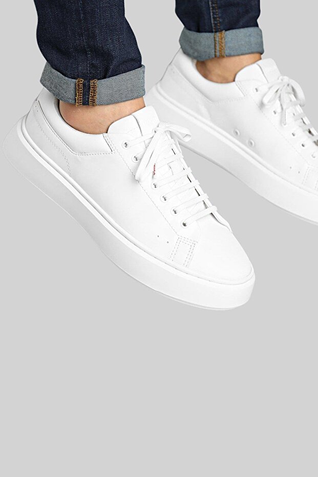 Erkek Sneaker Beyaz - 1