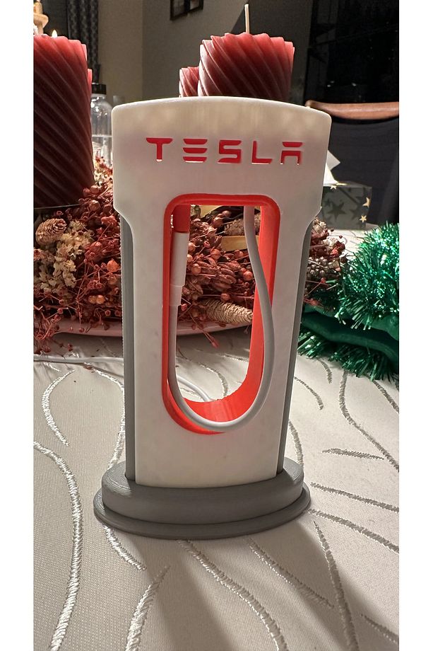 Tesla Yüksek Hızlı Telefon Şarj Stand Typce - 2