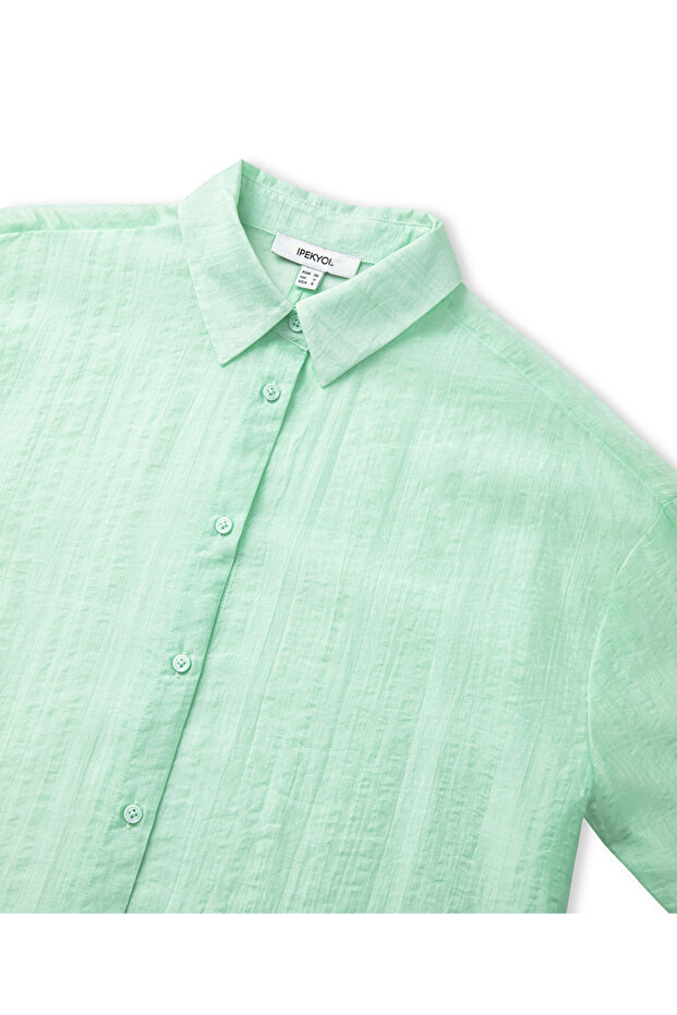 Düşük omuz gömlek - 4