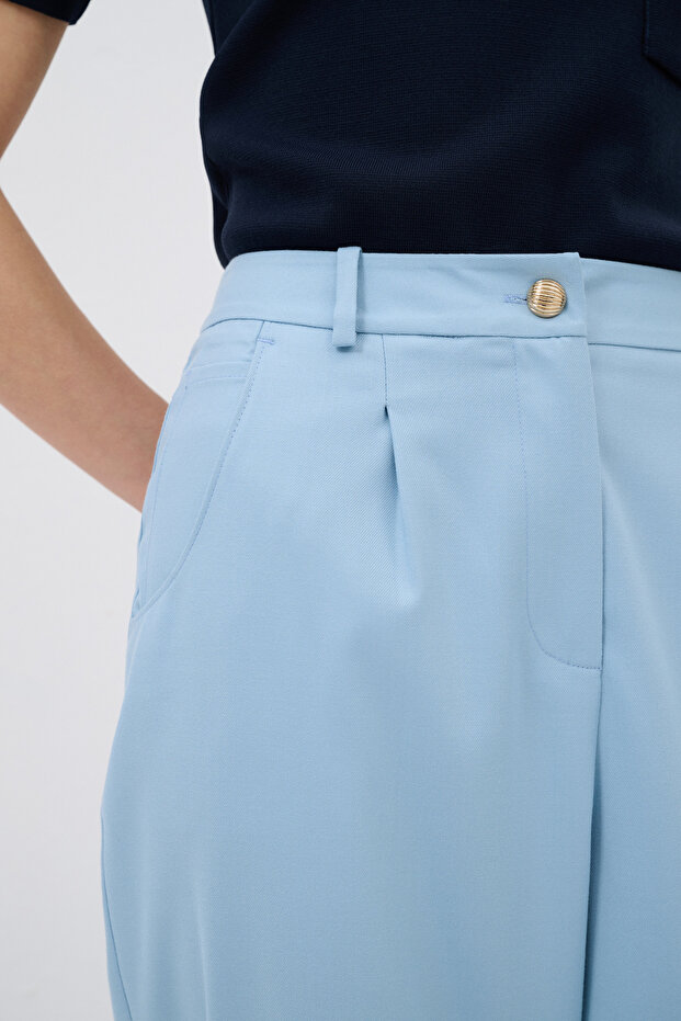 Düğmeli Pantolon - 5