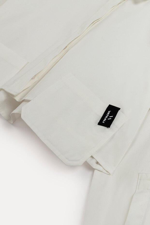 Oversize Crop Shirt - 7