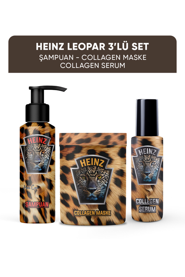 LEOPAR 3'LÜ SET ŞAMPUAN - COLLAGEN MASKE - COLLAGEN SERUM - 1