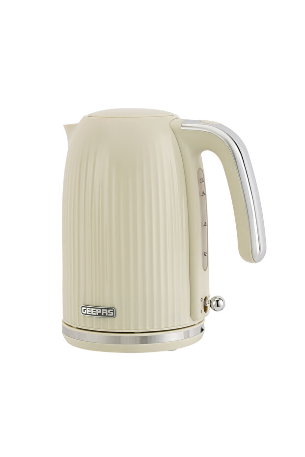 1.7 L Fluted Jug Kettle-GK38068UK-GR, 360-Degrees Rotation, Boil Dry Protection and Automatic CutOff