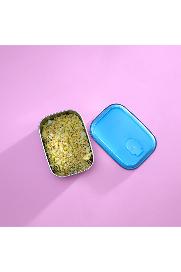 680 ML Rectangular Stainless Steel Food Container