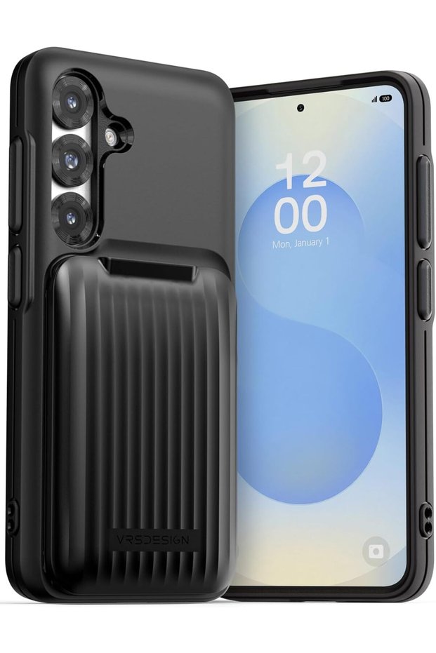 D-Wallet Orb Fit for Samsung Galaxy S25 case cover 3 Card Slot - Black
